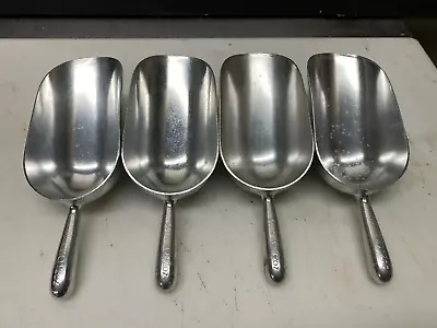 Set Of 4 Winco 12 Oz Small Aluminum Metal Bar Ice Bulk Candy Scoops • $30