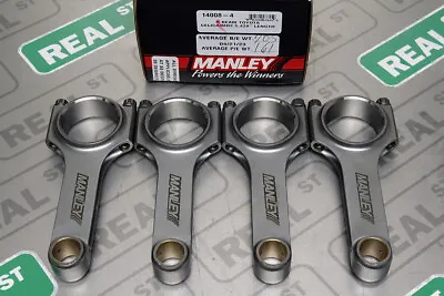 Manley H Beam Rods For Toyota 3SGTE 3S-GTE MR2 MR-2 Celica Alltrac 14008-4 2.0L • $518