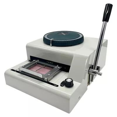 Manual Convex Embosser Code Printer 68 Characters PVC Card Embossing Machine • $204.92