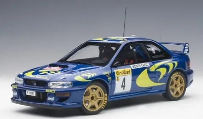 Subaru Impreza WRC 1997 #4 Monte Carlo Diecast Model In 1:18 Scale By AUTOart • $217.16