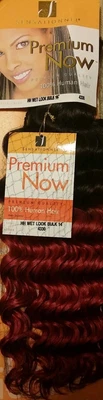 £21.99 • Buy Sensationnel Premium Now 100% Human Hair Wet Look Bulk 14  Colour 4330