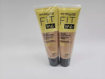 Maybelline Fit Me Tinted Moisturizer For All Skin Types #310 (Lot Of 2) 1 Oz EA • $11.99