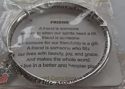  Friend  Beautiful Mobius Bracelet~Silver Message Engraved NEW! • $20