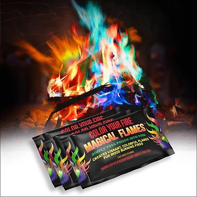 Magical Flames Fire Color Changing Packets - Fire Pit Campfires Outdoor Fir... • $37.90