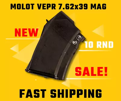 Molot Vepr 7.62 X 39 10 Round Magazine - NEW And Rare • $29.99