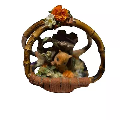 Vintage Miniature Figurine Fantasy Squirrel Collectible Woodland Creature Décor • $35