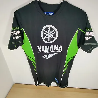 Yamaha Factory Racing Tech 3 M1 Black T-Shirt Pre Monster UK XS Clinton • £16.99