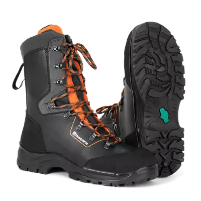 £155 • Buy Husqvarna Classic Leather Chainsaw Safety Boots New In Box All Sizes