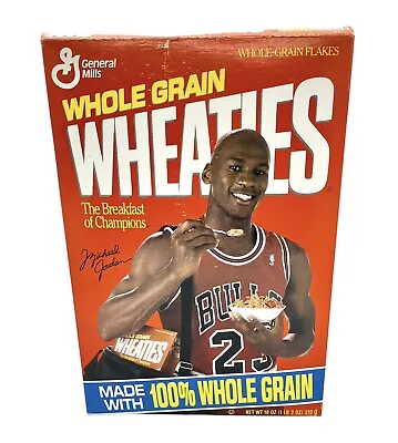 MICHAEL JORDAN Chicago Bulls General Mills WHEATIES Cereal Box Empty • $15.99