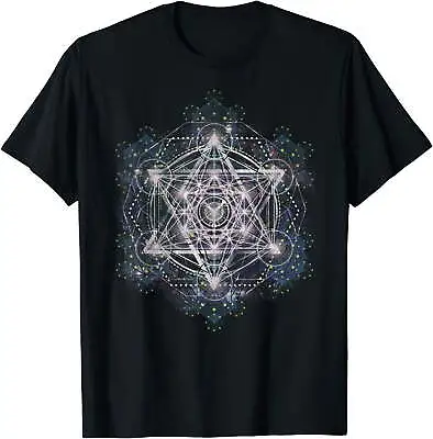 Metatron Cube Sacred Geometry Shirt - Spiritual Yoga T-shirt • $12.99