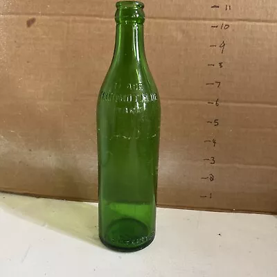 $5 • Buy Clicquot Club Embossed Green Bottle Trade Mark On Bottom 10 