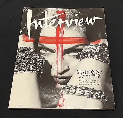 INTERVIEW MAGAZINE MADONNA! May 2010 Beautiful Photos!  • $26.95