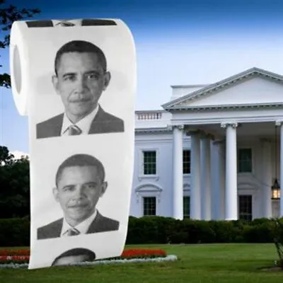 $2.95 • Buy Barack Obama Novelty Toilet Paper - President Practical Joke Humor - 250 Sheets