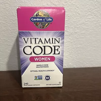 Garden Of Life Vitamin Code Women Multivitamins - 240 Capsules EXP:01/24 • $34.90