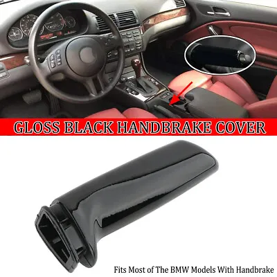 FOR BMW E36 E46 E90 E92 F30 F32 F80 F82 Gloss Black BRAKE HANDLE HANDBRAKE GRIP • $15.50