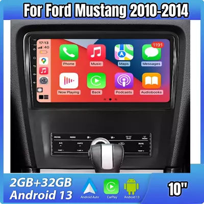 Android 13.0 Car Stereo Radio GPS Navi Apple CarPlay For 2010-2014 Ford Mustang • $226.99