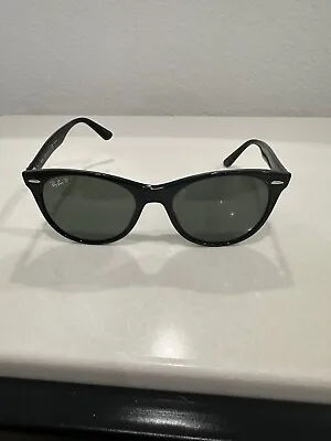 AUTHENTIC RAY BAN Sunglasses WAYFARER II Black G15 • $40