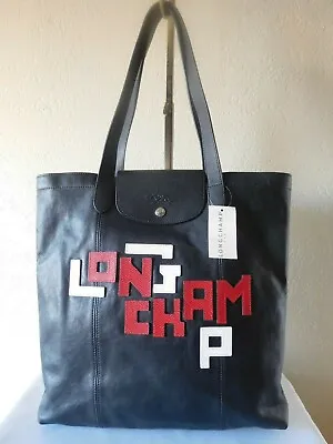 New Longchamp Paris Le Pilage Cuir Soft Leather Lightweight Logo Tote Bag • $319.99