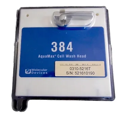 MOLECULAR DEVICES AquaMax 384 Well Cell Wash Head Microplate Washer 0310-5216T • $1050.69