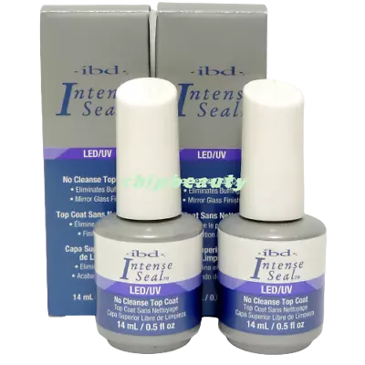 IBD Intense Seal LED/UV 0.5fl.oz No Cleanse 2x Top Coat Gel Builder • $20.98