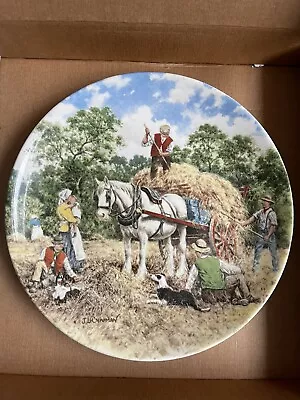 Wedgwood Issue 3 Haymaking John Chapman 1989 - Life On The Farm Collectors Plate • £5.20