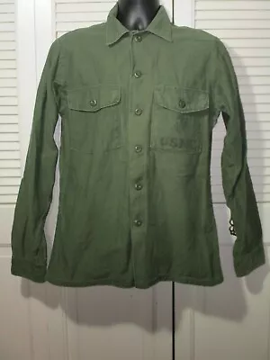 Vtg. USMC United States Marine Corp. Vietnam Era 1971 Shirt Jacket M Men's • $44.99