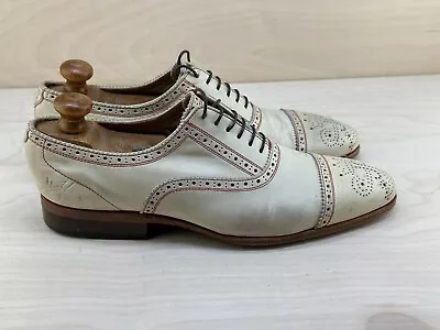 Fluevog Gateway Brandenburg  NUBUCK Oxfords - Brogue Cap - Size 9M • $59.40