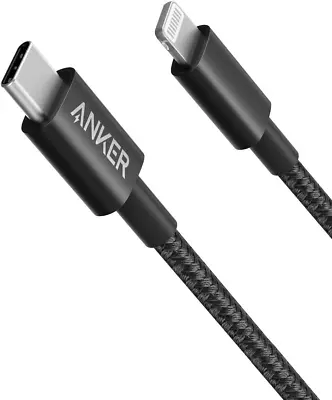 $32.85 • Buy USB C To Lightning Cable, Anker New Nylon USB-C To Lightning Charging Cord For [