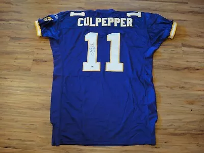 Daunte Culpepper Game Used Worn 2003 Minnesota Vikings Signed Jersey Certified • $1250