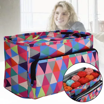 Large Tote Bag Knitting Bag Crochet Bag Yarn Storage Tote Storage Storage Bag • £13.17