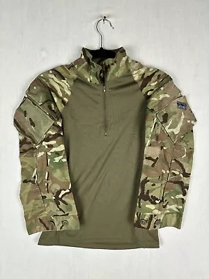 British Army MTP Camo UBAC Long Sleeve Top Under Body Armour Shirt 160/80 (S) • £12.95