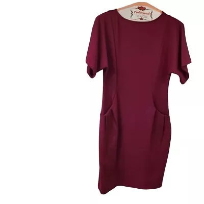 Mossimo Supply Co. Burgundy Dress W/ Pockets • $10