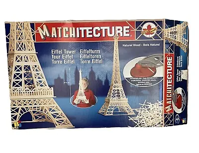 Matchitecture Craft Kit Of The Eiffel Tower Match Stick. New Open Box • $19.99