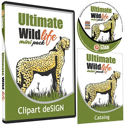 Wildlife-animal Clipart-vinyl Cutter Plotter Images-vector Clip Art Graphics Cd • $29.99