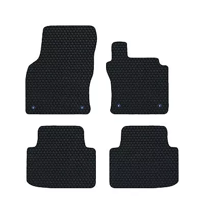 VW Passat B8 2014-present GENUINE DELUXE Tailored Rubber Car Mats Black Set • $25.25