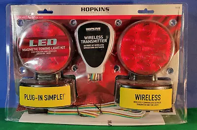 Hopkins Towing C6304 LED Wireless Transmitter Magnetic Towing Light Kit NEW • $99.99