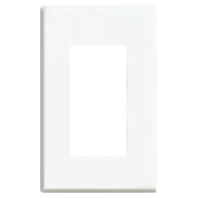 $6.69 • Buy Leviton Plus Decora 1-Gang Screwless Snap-On White Wall Plate