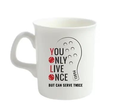 Unique Padel YOLO Mug Gift • £14.99