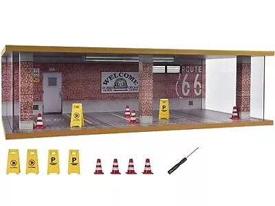 1/24 Scale Model Car Display Case With Light 1 24 Diecast Cars Storage Cases In • $98.70