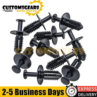 For Mercedes Fender Liner Rivet 7mm Splash Guard Push Type Retainer Clips X100 • $2.90