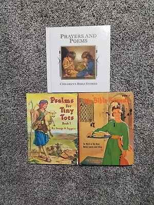 Vintage Children's Bible Story Book Lot • $13