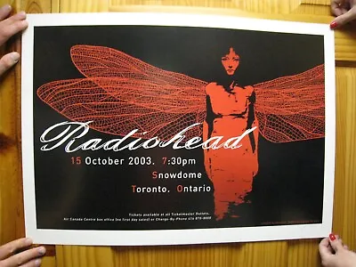 $399.99 • Buy Radiohead Poster Concert Snowdome Toronto Ontario 2003