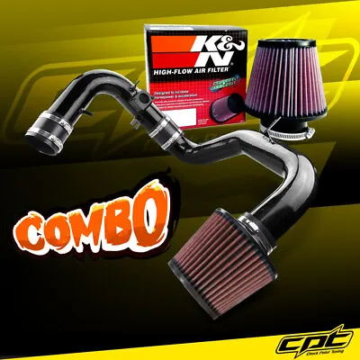 For 04-06 Mitsubishi Lancer RalliArt MT Black Cold Air Intake + K&N Air Filter • $103.46