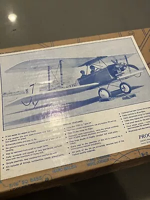 Classic Proctor Antic Bipe Balsa R/c Vintage Model Airplane Kit • $295
