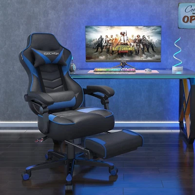 £116 • Buy Gaming Office Chair 360° Swivel Computer Task Seat Recliner Massage Footrest UK
