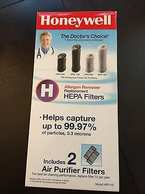 Honeywell Air Purifier Filters H Series 2 Pack HEPA HRF-H2 • $34.99