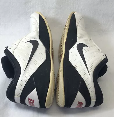 NIKE Air Ring Leader Low Basketball Shoes 488102 100 White Mens Size 11 VGUC • $18.99