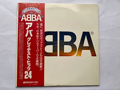 ABBA ABBA's Greatest Hits 24 Japanese Double Vinyl LP Album OBI + Lyrics • £35