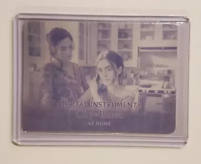 2013 Leaf The Mortal Instruments City Of Bones #S-34 1/1 BLACK PRINTING PLATE • $24.95