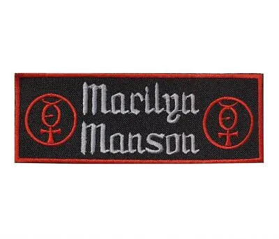 Marilyn Manson Patch | American Singer Industrial Alternative Metal Band Logo • $6.49